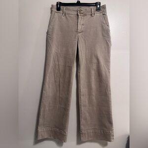 Kut from the Kloth Women's Tan Flare Jeans